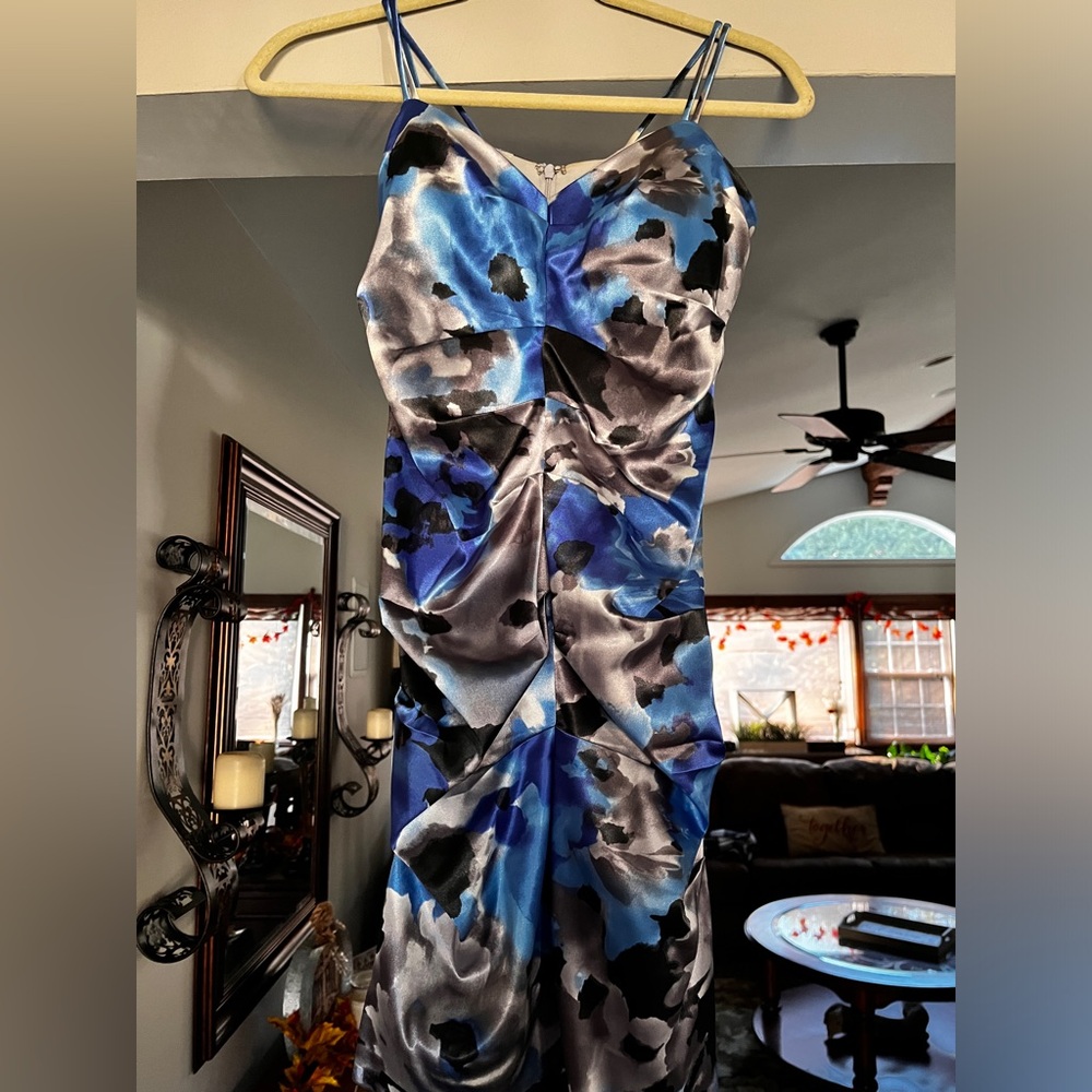 Satin cocktail dress